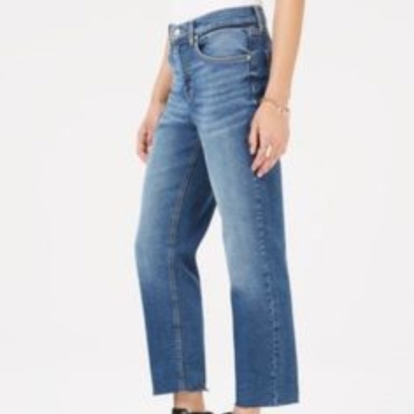 black daisy Denim - Black Daisy Bella Cropped Raw-Edged Jeans …